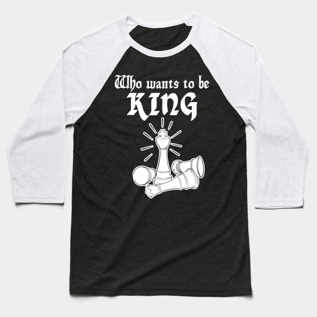 Chess Baseball T-Shirt by IKAT